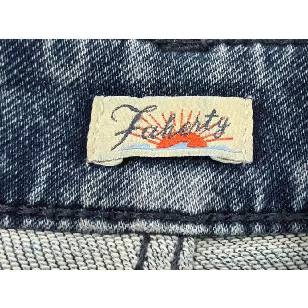 Faherty Stretch Terry Patch Pocket Pant-Riverton Wash Size 30 - Picture 5 of 8